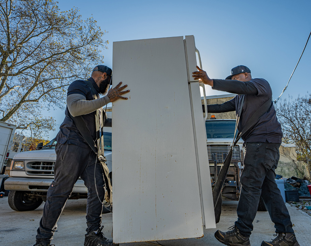 Fully Loaded Junk Removal & Dumpster Rental experts ready for work